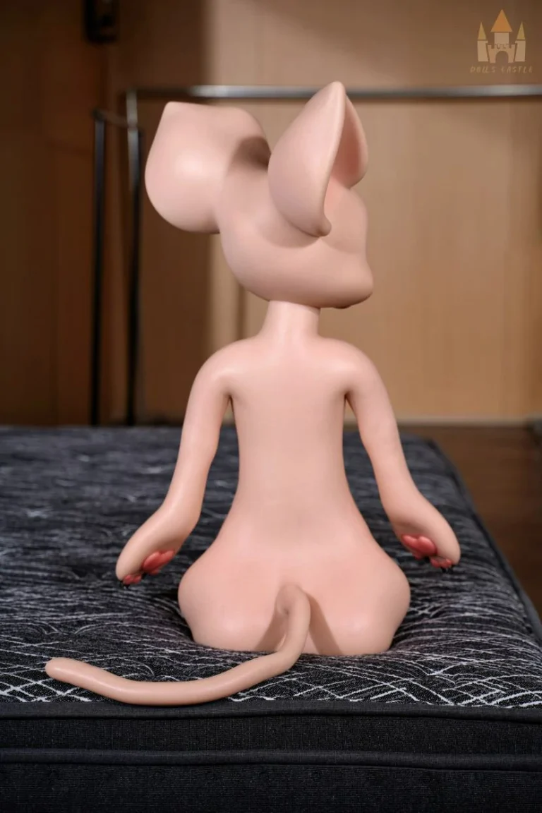 Dolls Castle Fur Fapdoll 100CM SZ17 Cream Mouse_007