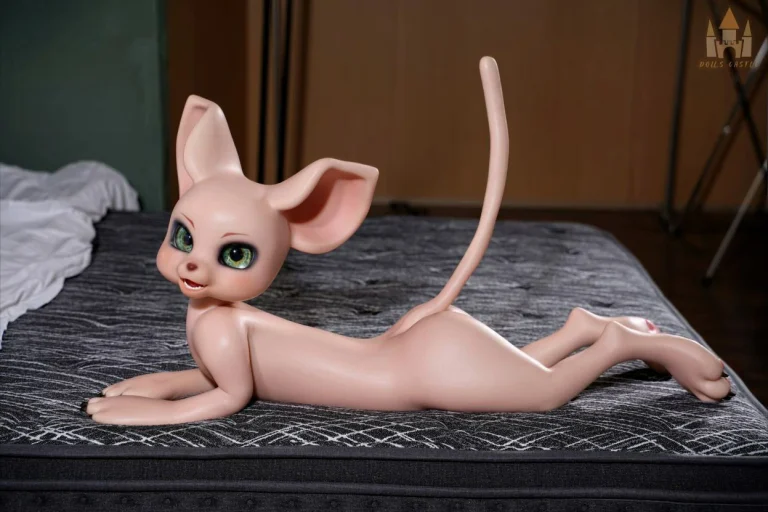 Dolls Castle Fur Fapdoll 100CM SZ17 Cream Mouse_012