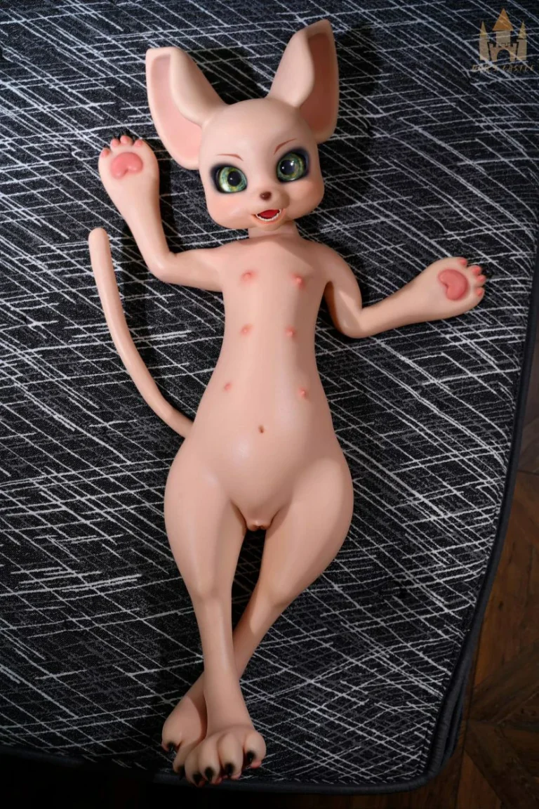 Dolls Castle Fur Fapdoll 100CM SZ17 Cream Mouse_015