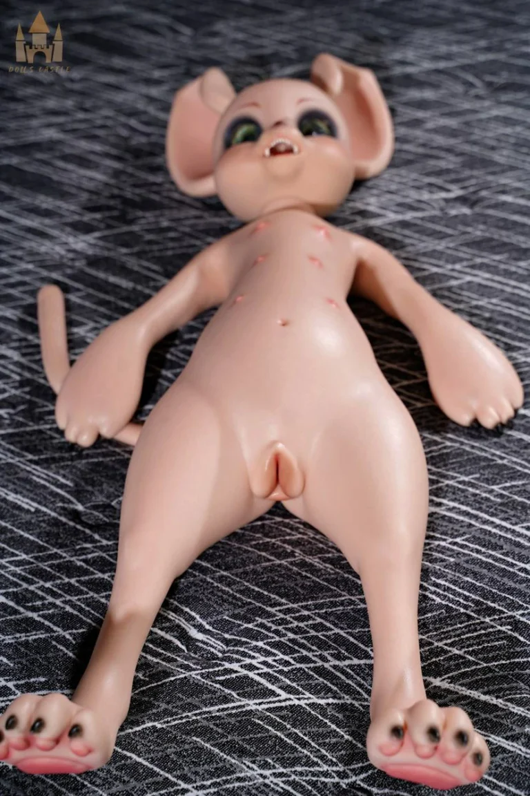 Dolls Castle Fur Fapdoll 100CM SZ17 Cream Mouse_017