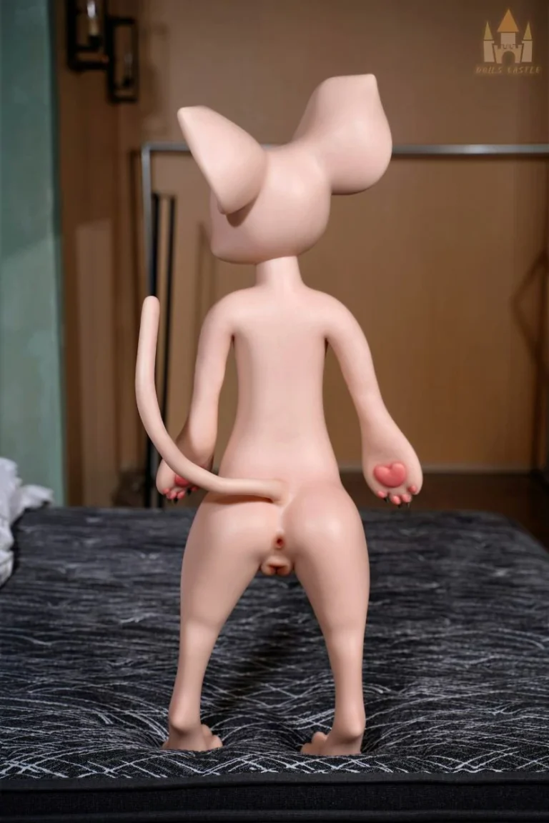 Dolls Castle Fur Fapdoll 100CM SZ17 Cream Mouse_022