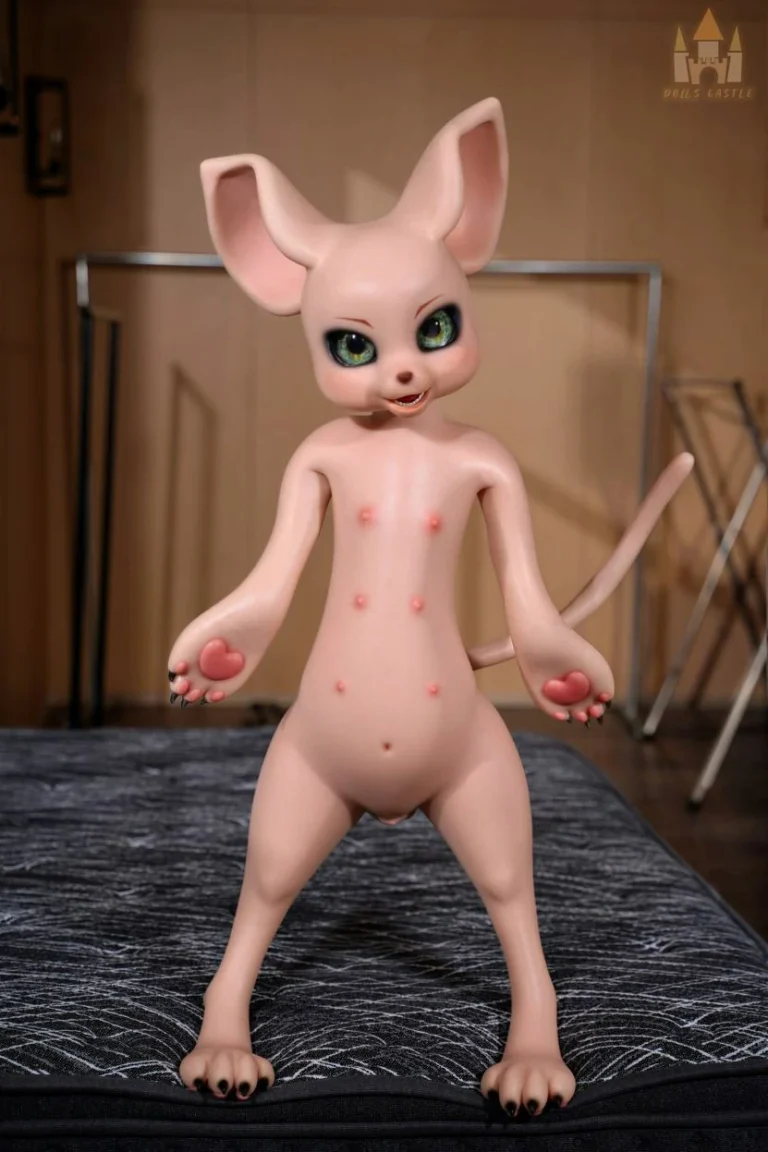 Dolls Castle Fur Fapdoll 100CM SZ17 Cream Mouse_024