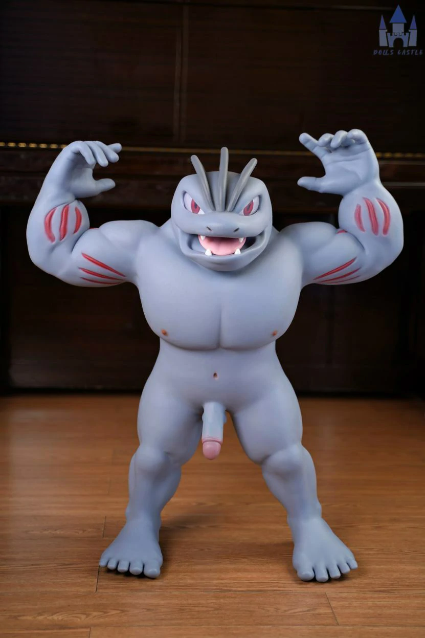 73CM Male Furry Dark Beast Doll – Machoke (Small Defects) - Image 2