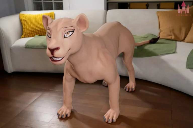 Custom 1-1 Size Sex Dolls Real Silicone Female Lion Doll _ 004