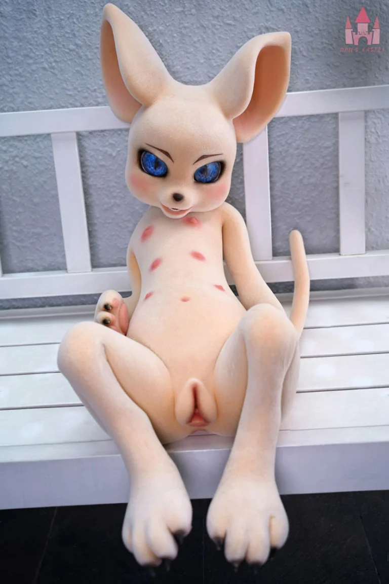 Dolls Castle Fur Fapdolls Cream Mouse 100CM SZ17 Silicone Doll (Fur Version)-011