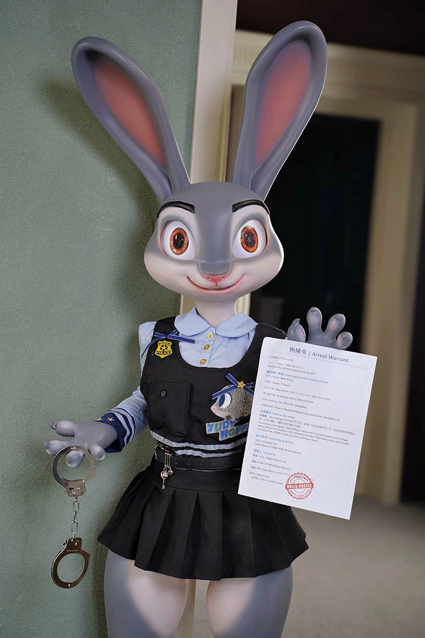 168CM Full Size Big Bunny Doll With Small Defects（S-3）
