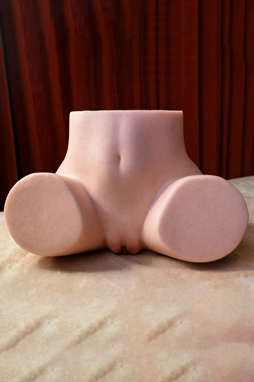 Small Dents - 28CM Buttock Torso With Clamping, Suction & Voice Functions P-2